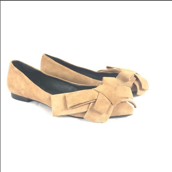 Jeffery Campbell pointed toe bow flats size 6 - Picture 2 of 8